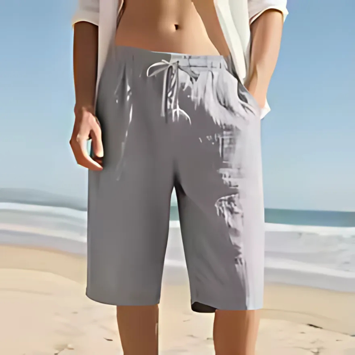 Liam | Lightweight Linen Summer Shorts