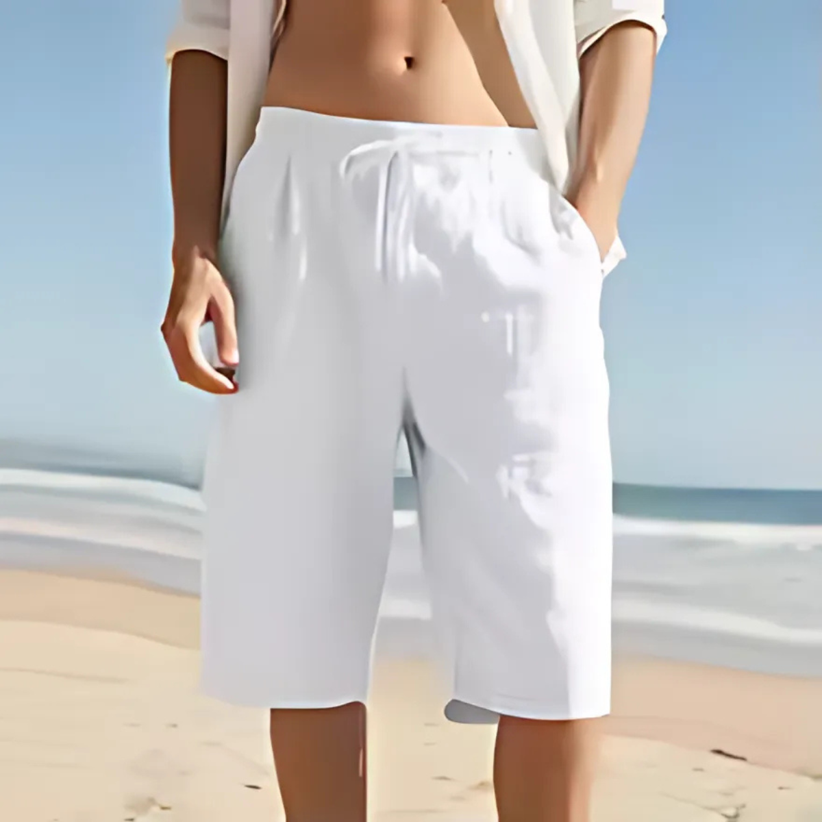 Liam | Lightweight Linen Summer Shorts