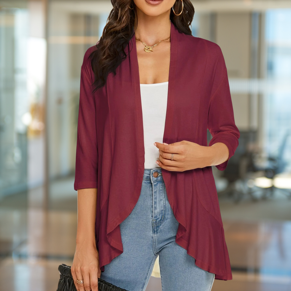 Clayza – Lightweight Open Cardigan