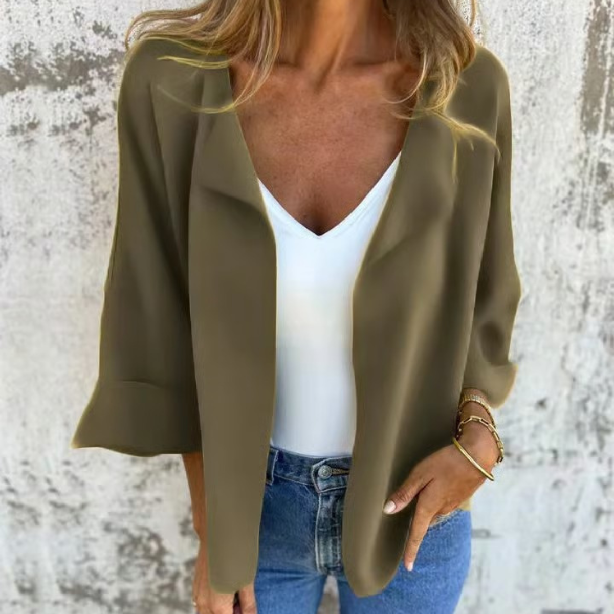 Elisse – Casual Knit Cardigan Top