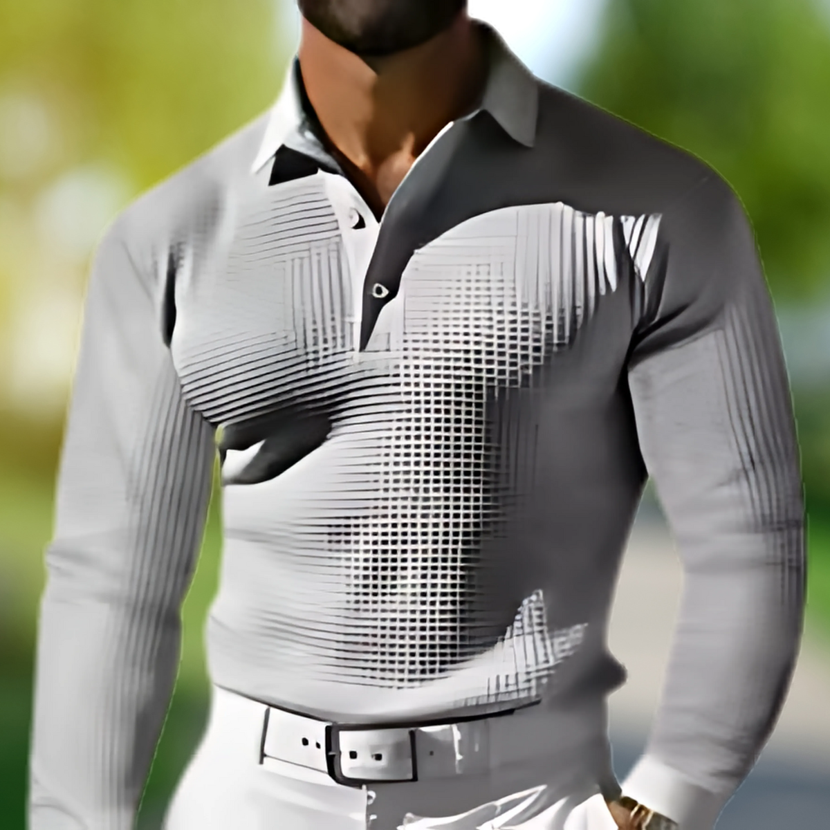 Gavin – Long Sleeve Business Polo