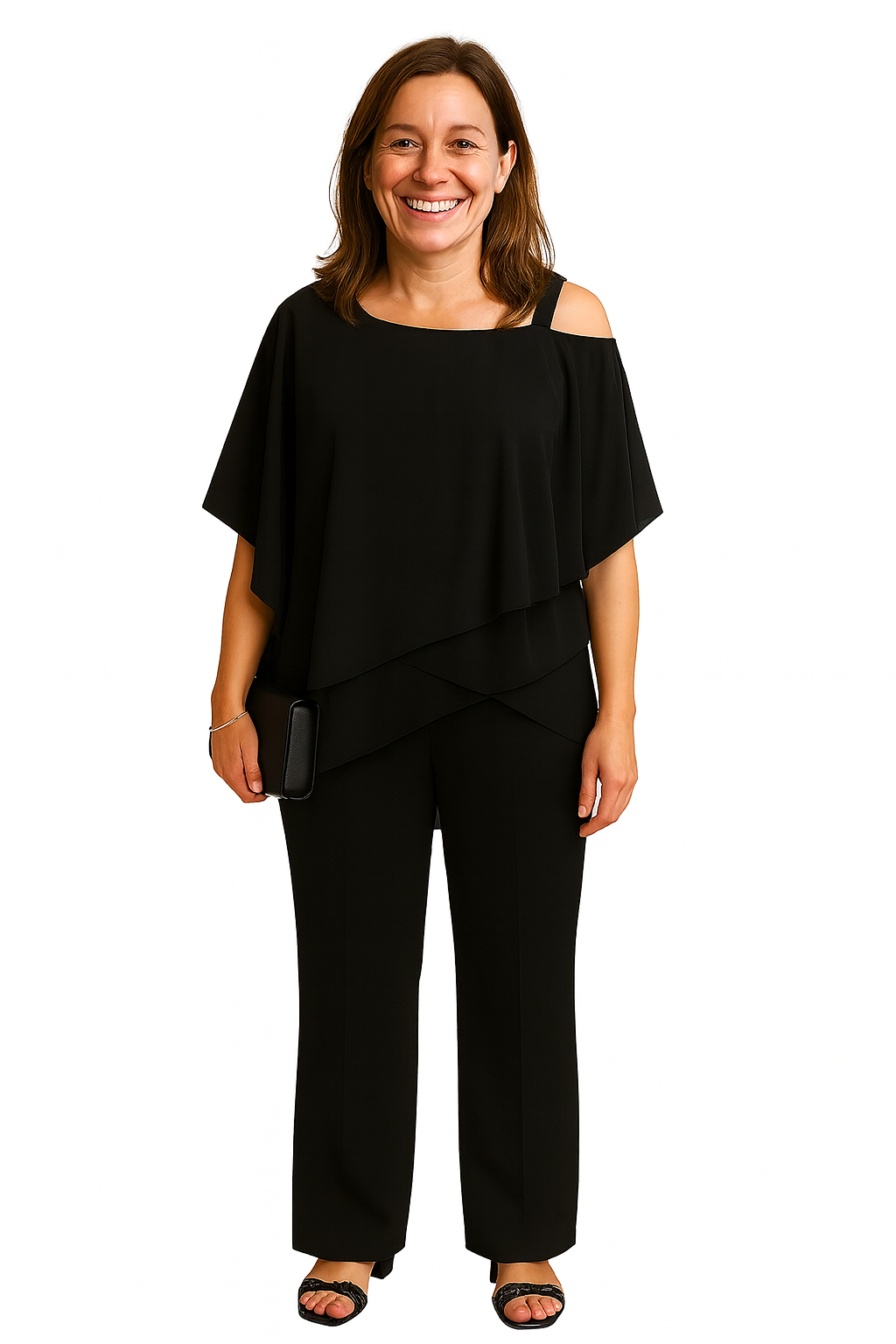 Arlene – Layered Wide-Leg Trouser Set