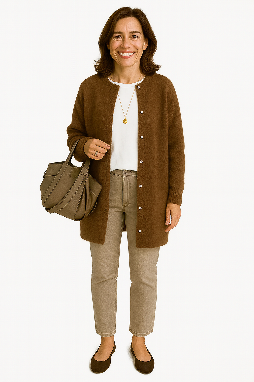 Joymae – Flowy Layered Cardigan