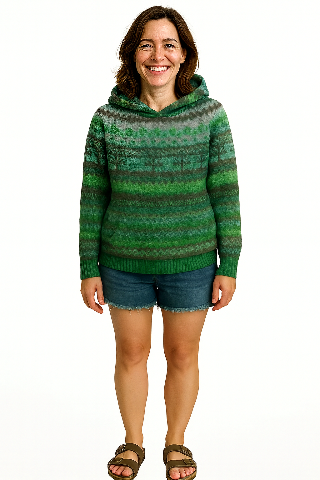 Ellie – Ethnic Pattern Hoodie