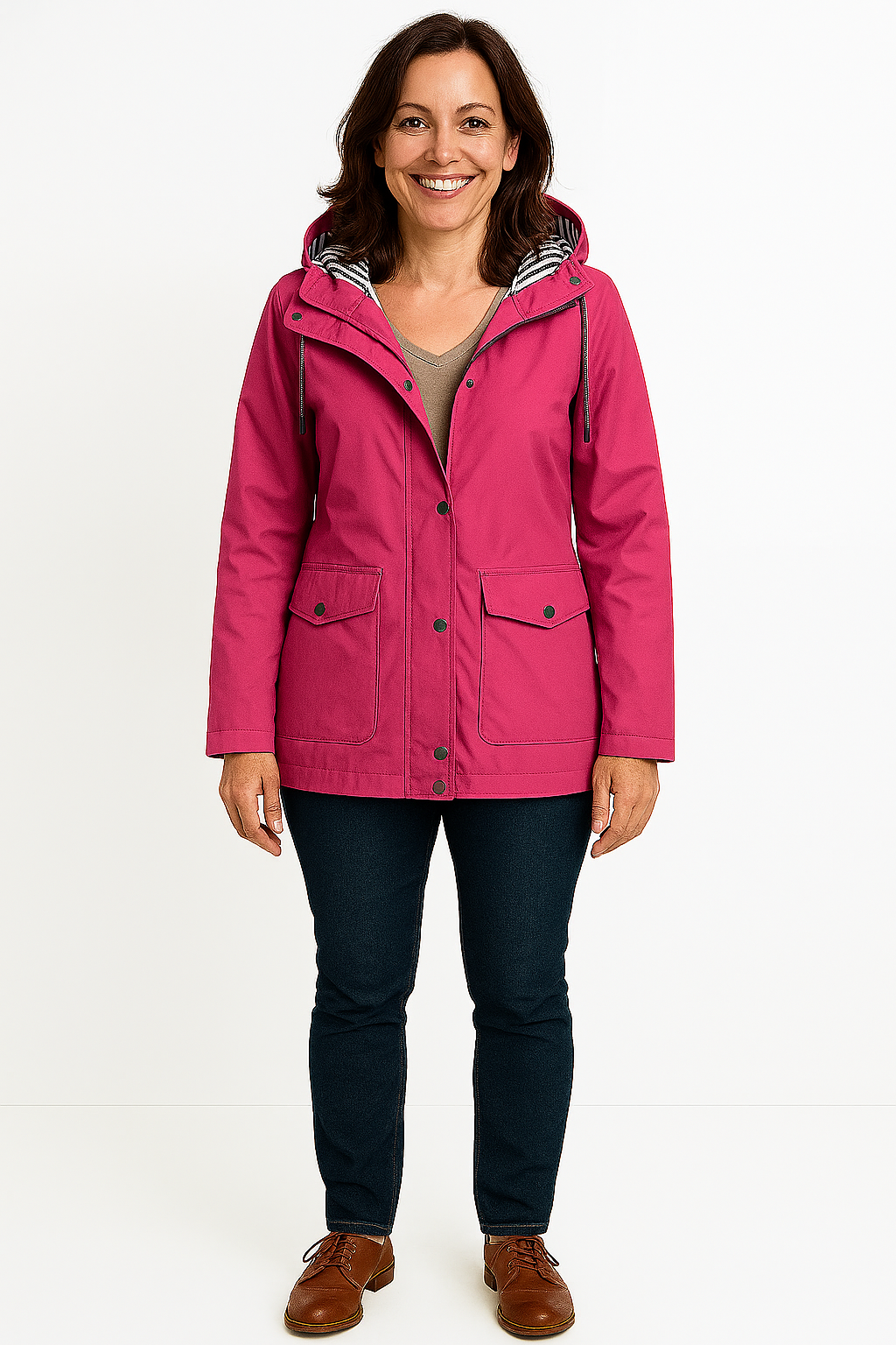 Mirasol – Vibrant Hooded Rain Jacket