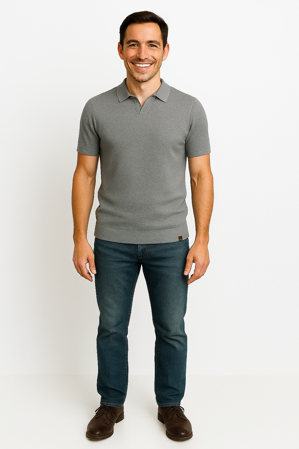 Jorel – Textured Polo Shirt