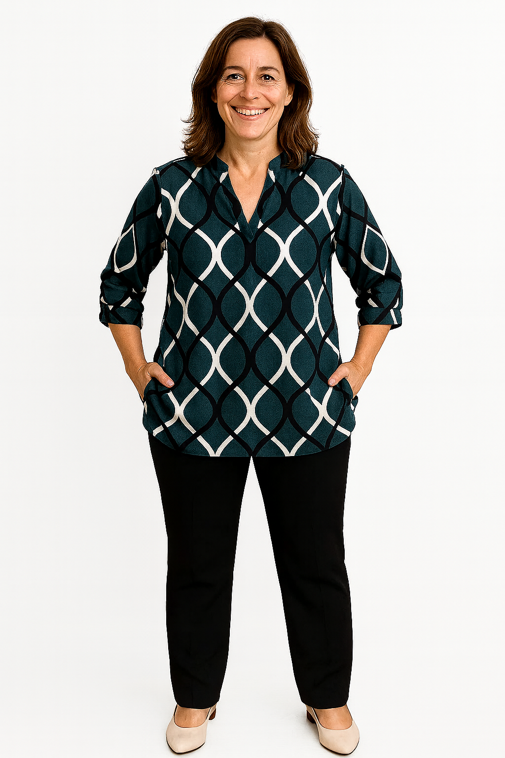 Jenny – Casual Long-Sleeve Blouse