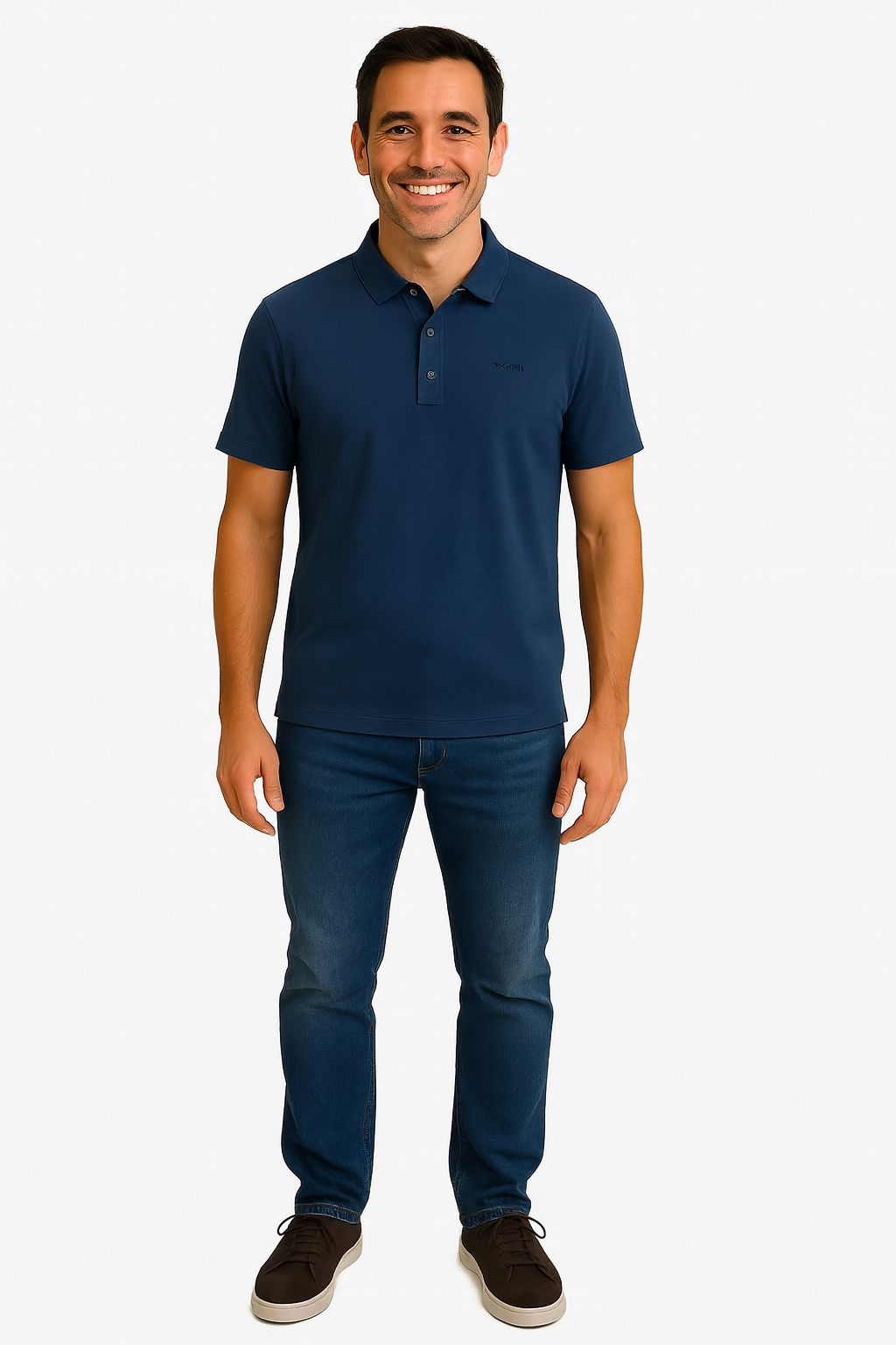 Dinnes | Ice Silk Polo Shirt