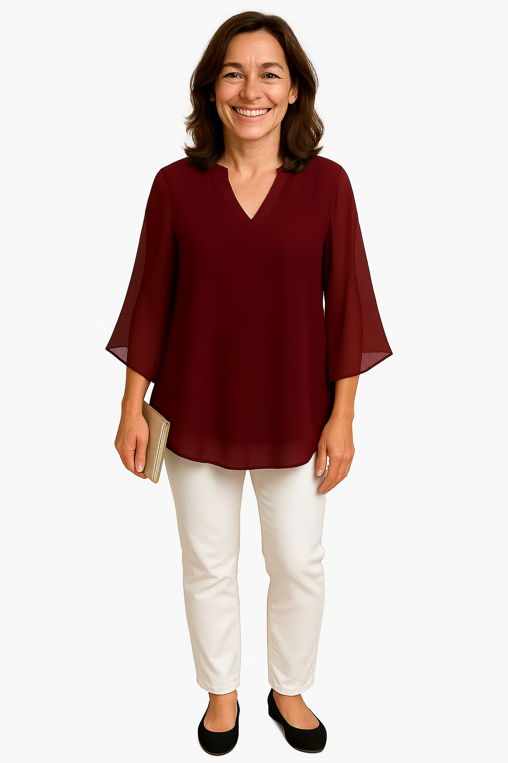 Eleana | Flowy Blouse for Effortless Elegance