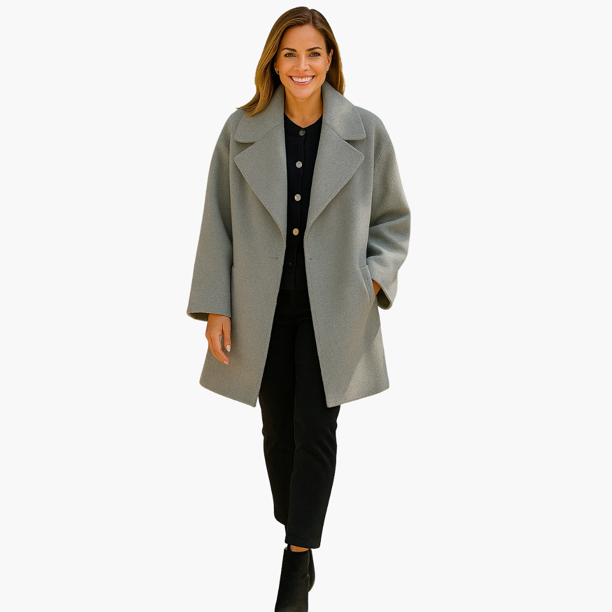 Emmalyn – Soft Windbreaker Coat