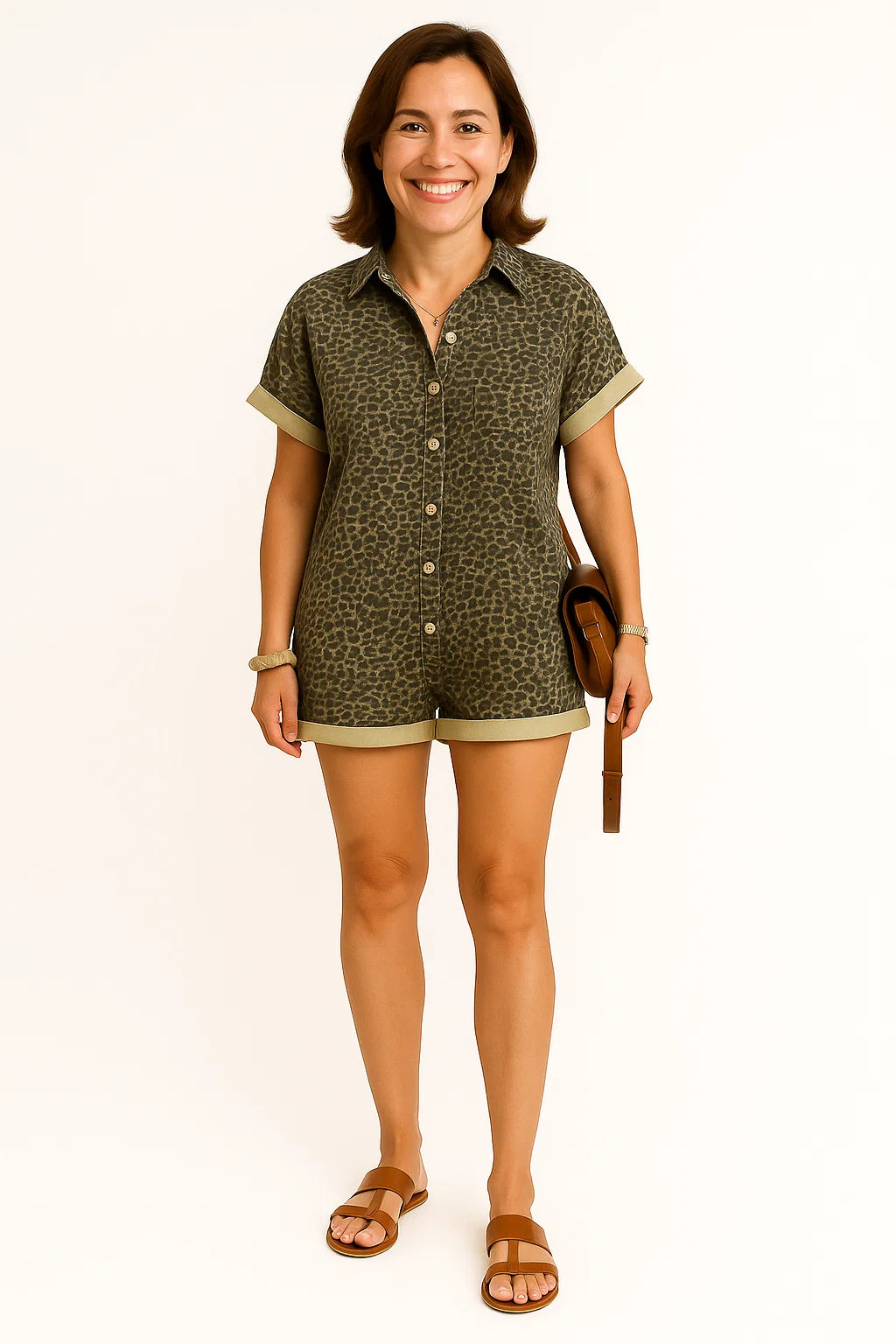 Jessica – Leopard Print Jumpsuit