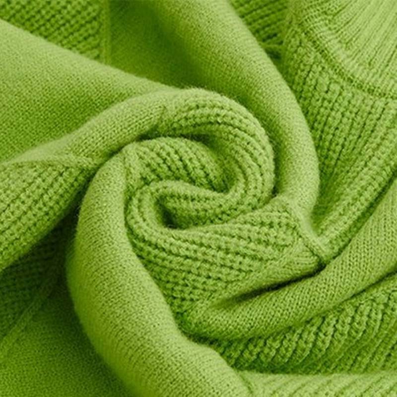 Jennifer – Geometric Turtleneck Sweater