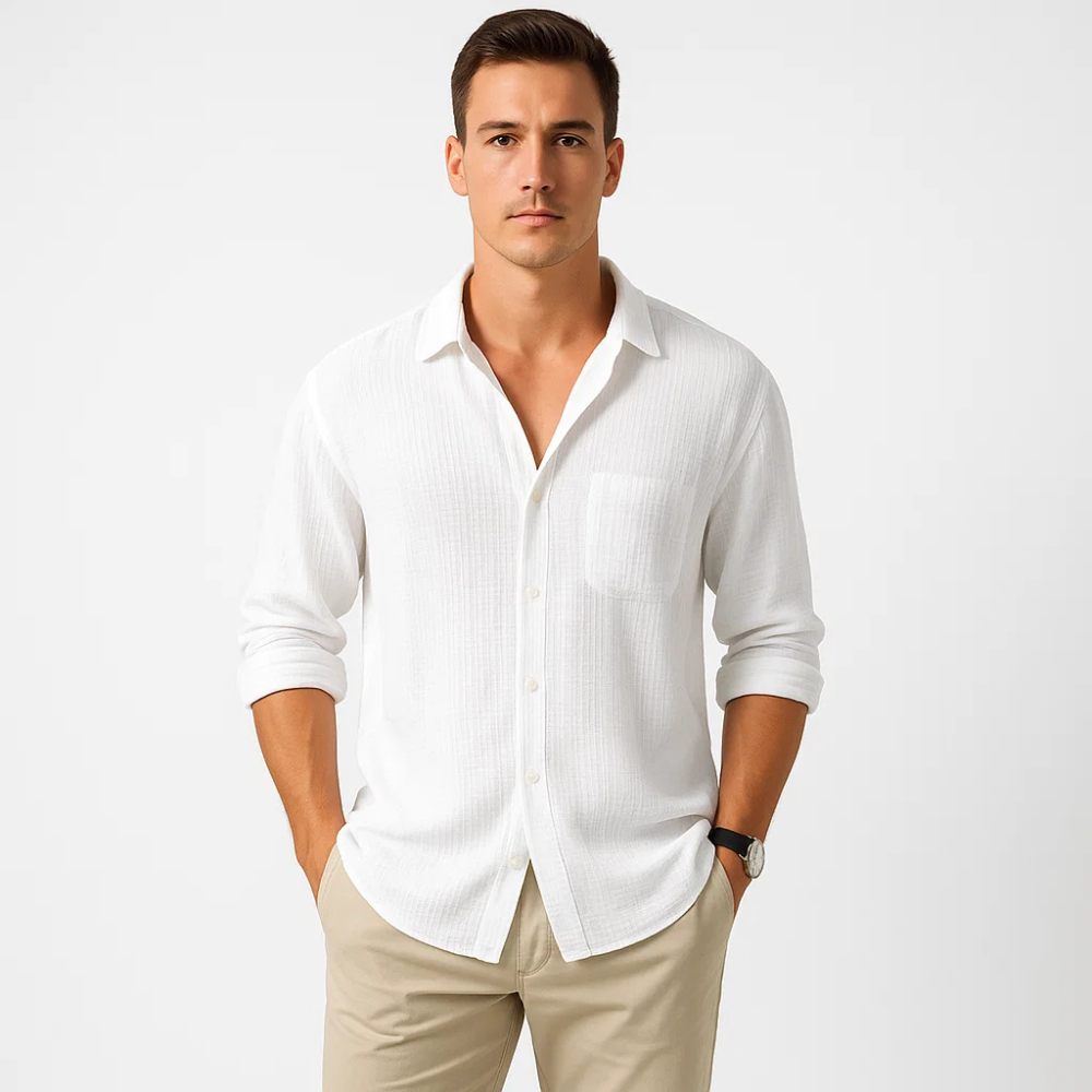Luke – Sleek Button-Down Shirt
