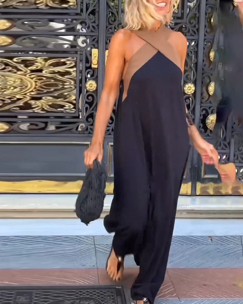 Lila – Elegant Halter Maxi Dress