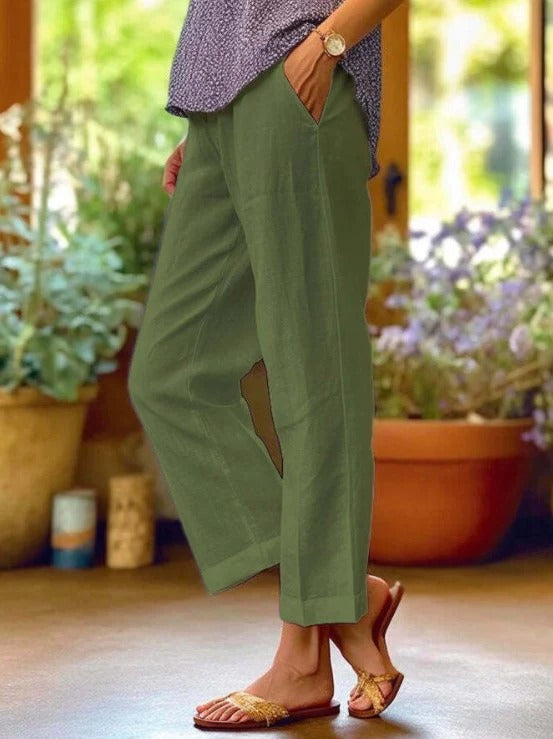 Roscill | Relaxed Straight-Leg Trousers