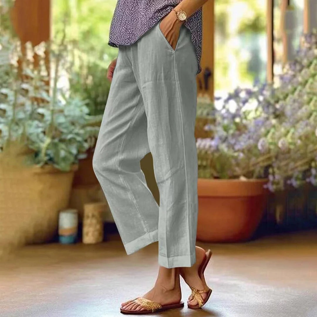 Roscill | Relaxed Straight-Leg Trousers