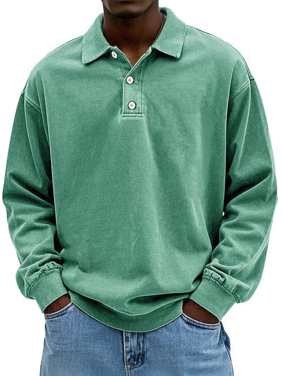 John – Vintage Long Sleeved Polo Shirt