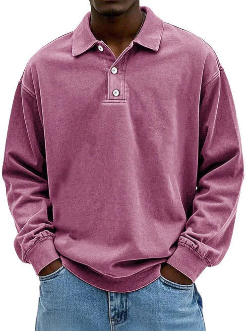 John – Vintage Long Sleeved Polo Shirt