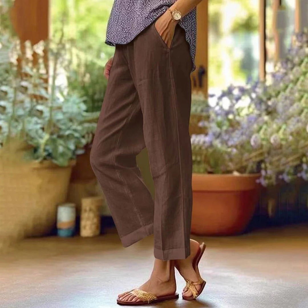 Roscill | Relaxed Straight-Leg Trousers