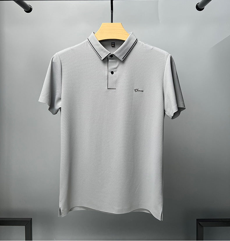Dinnes | Ice Silk Polo Shirt