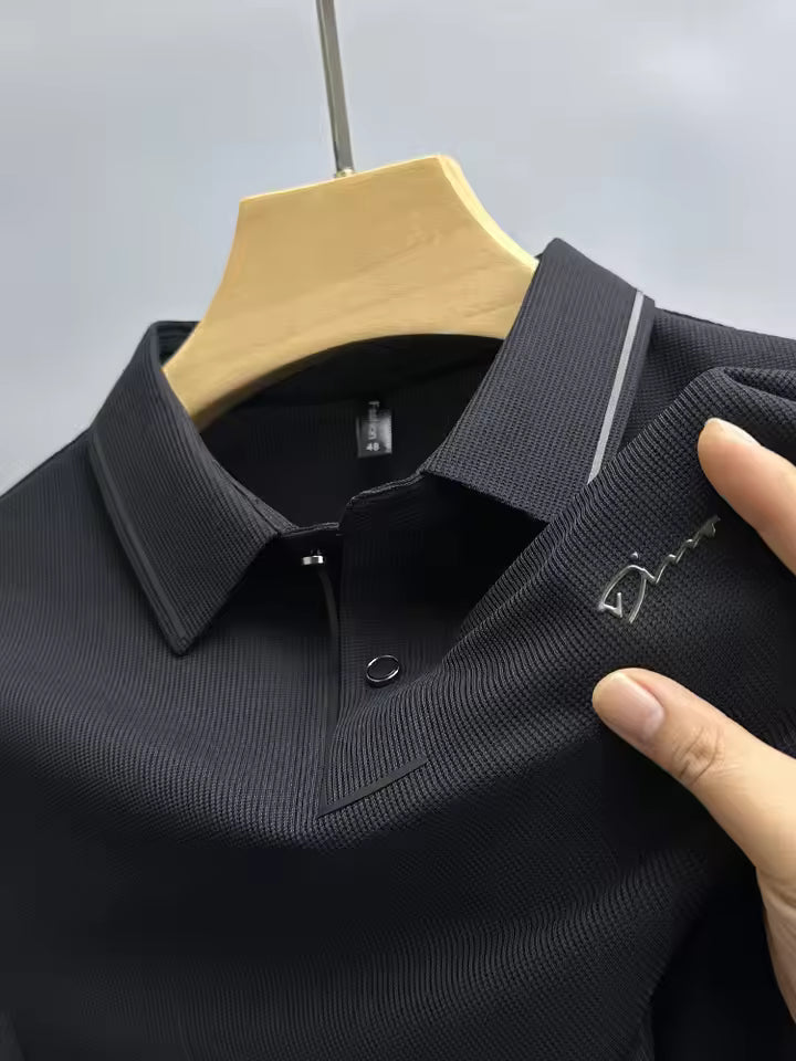 Dinnes | Ice Silk Polo Shirt