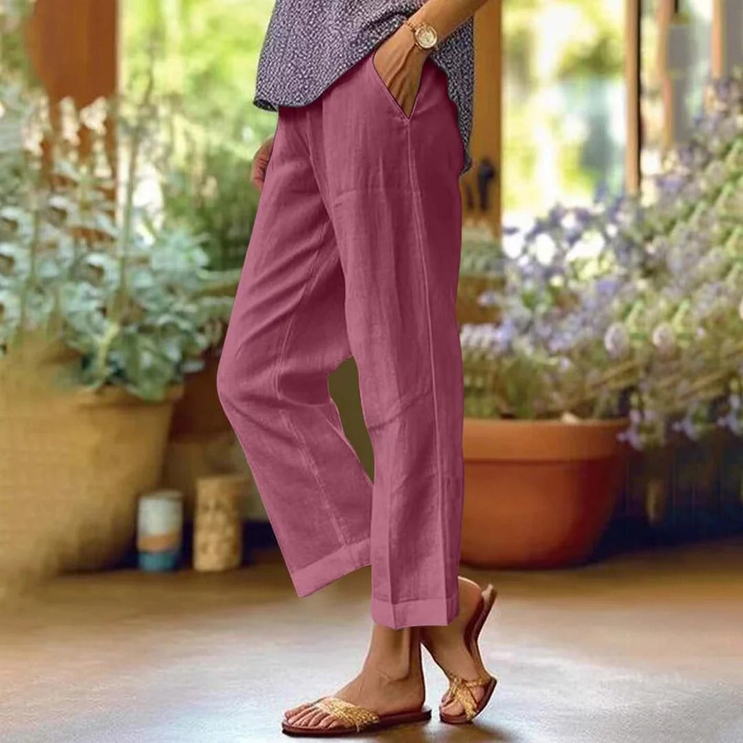 Roscill | Relaxed Straight-Leg Trousers