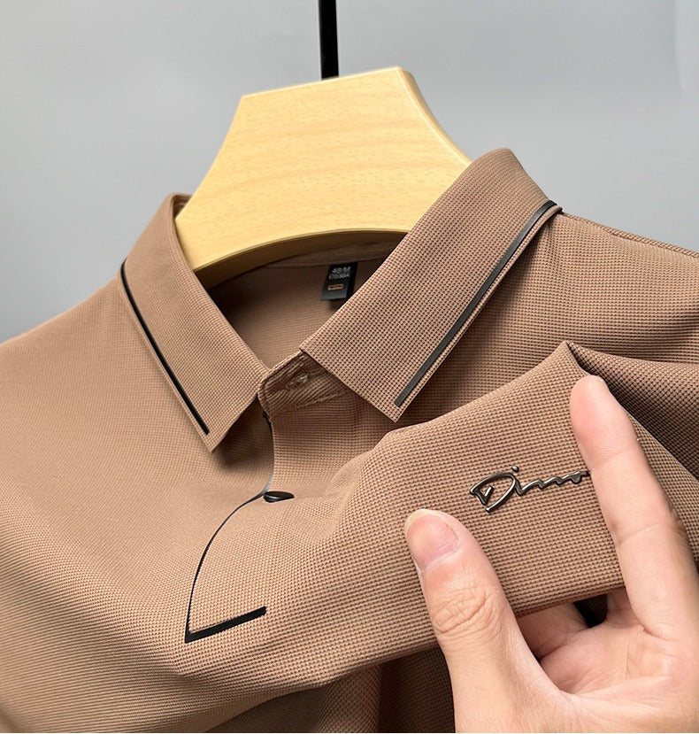 Dinnes | Ice Silk Polo Shirt