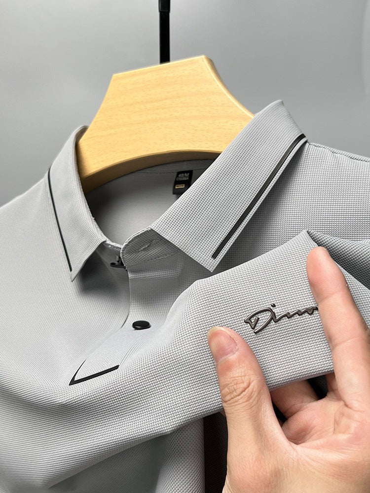 Dinnes | Ice Silk Polo Shirt