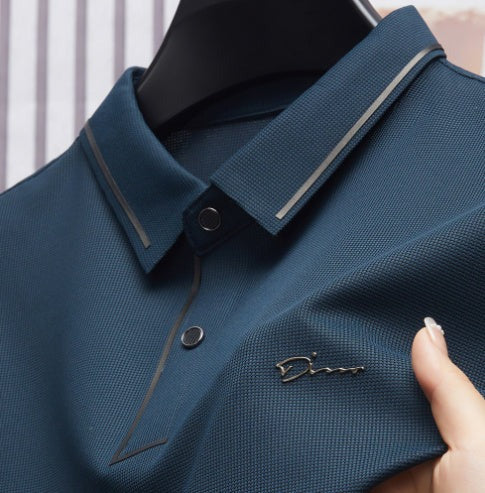 Dinnes | Ice Silk Polo Shirt