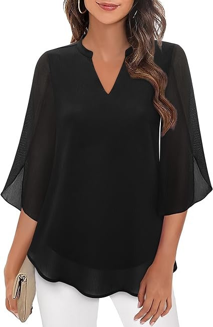 Eleana | Flowy Blouse for Effortless Elegance