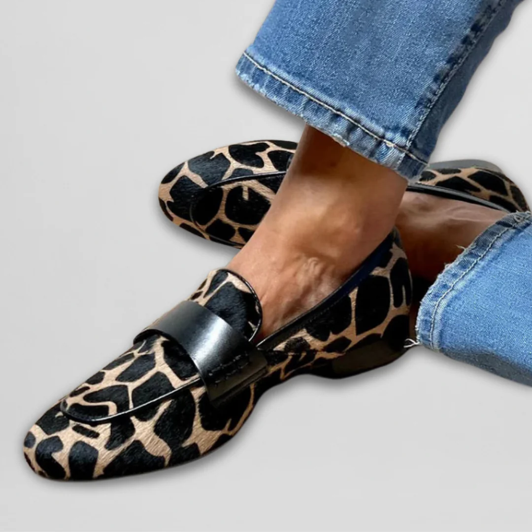 Ruth – Animal Print Loafers