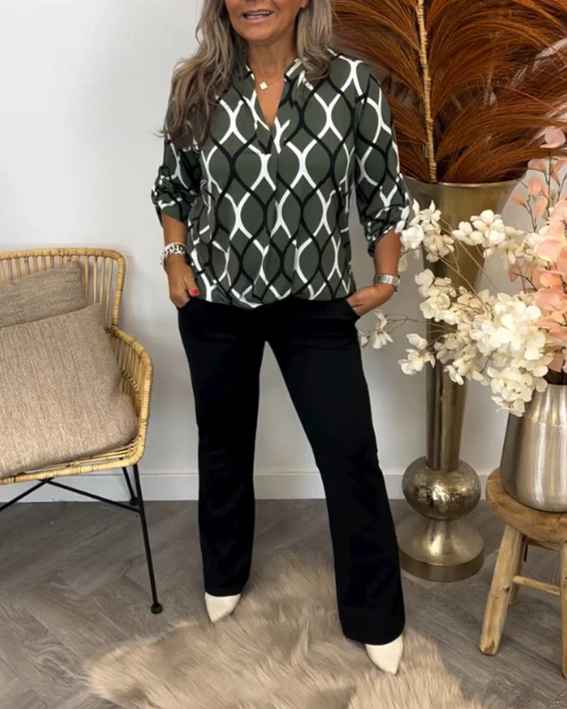 Jenny – Casual Long-Sleeve Blouse