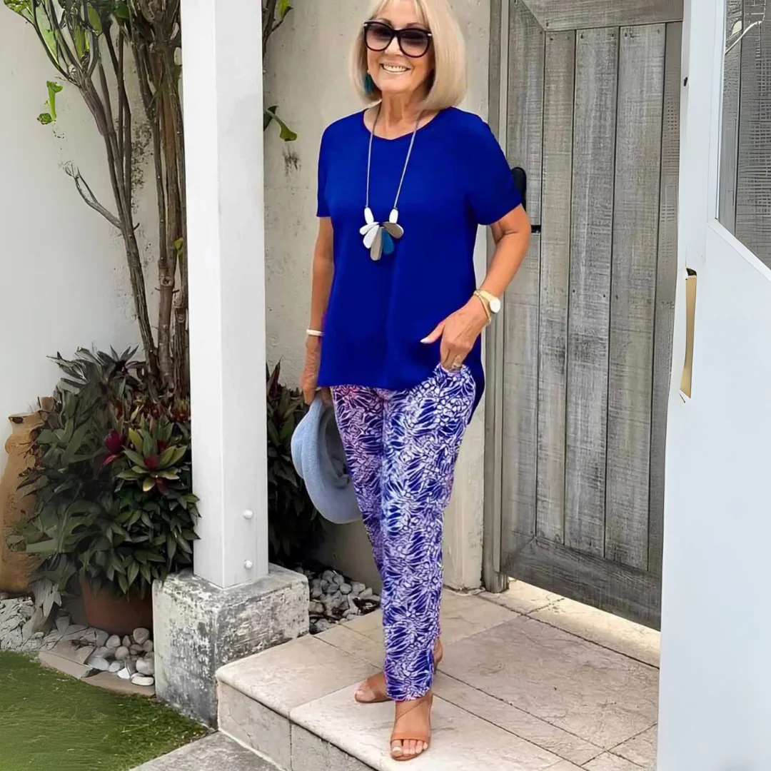 Moira | Elegant Wrinkle-Free Two-Piece Set