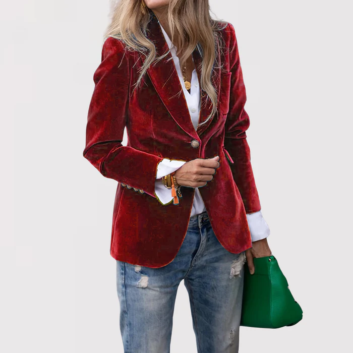Genevieve – Timeless Velvet Jacket