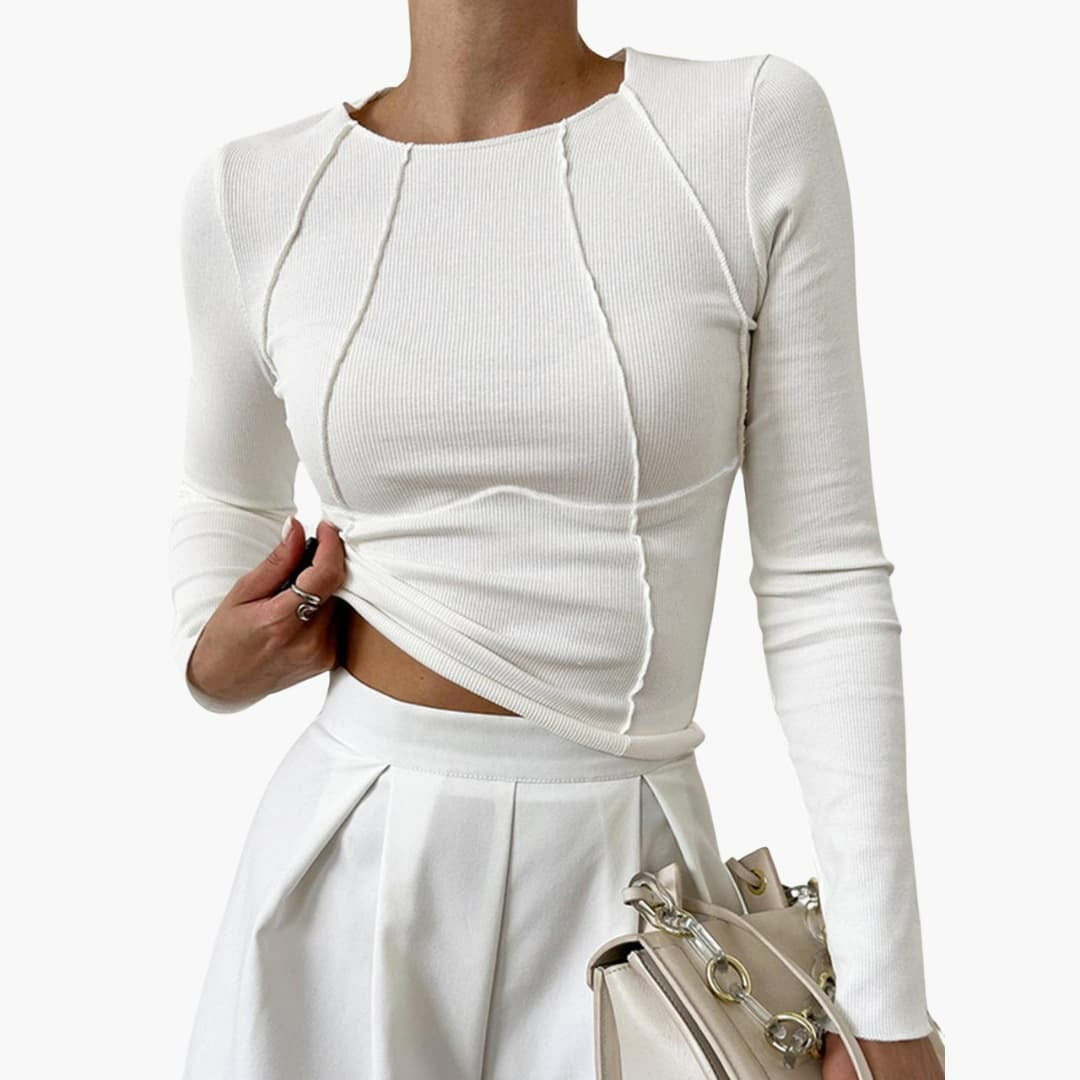 Samantha – Contoured Long Sleeve Top