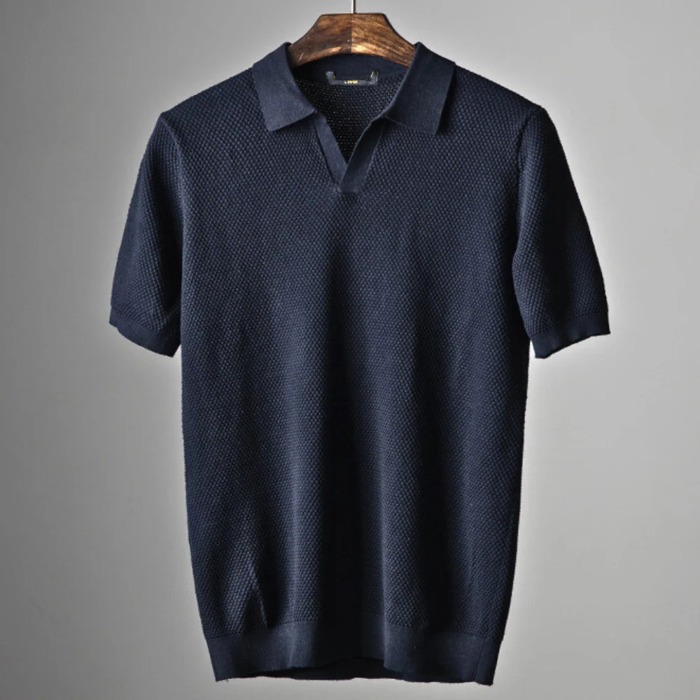 Terrence – Timeless Knit Polo Shirt