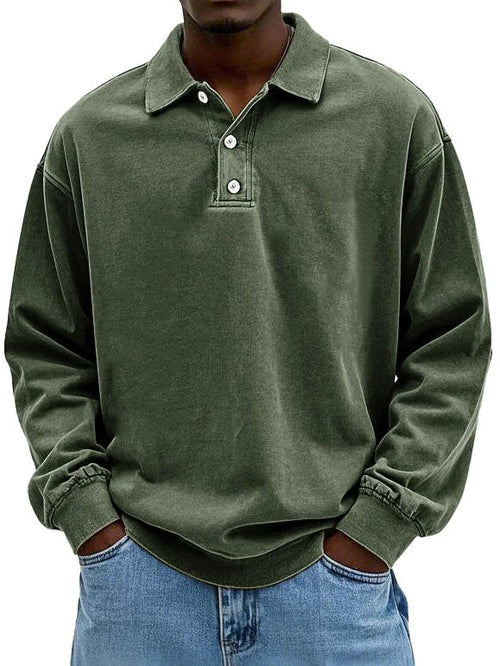John – Vintage Long Sleeved Polo Shirt