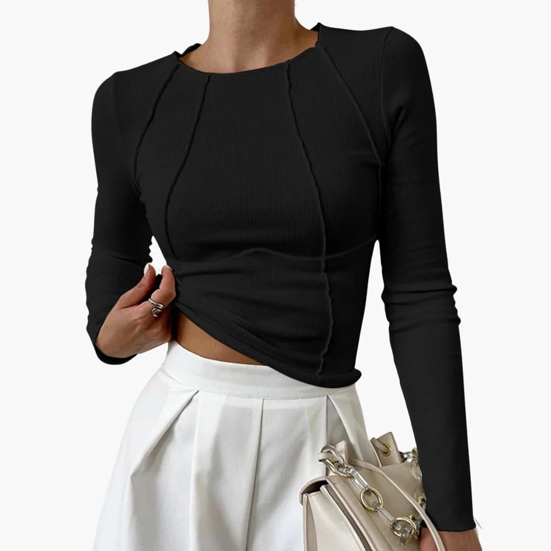 Samantha – Contoured Long Sleeve Top