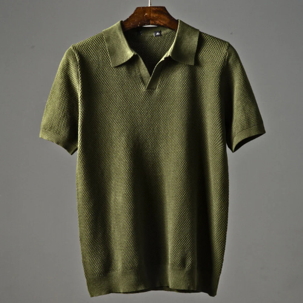 Terrence – Timeless Knit Polo Shirt