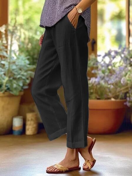 Roscill | Relaxed Straight-Leg Trousers