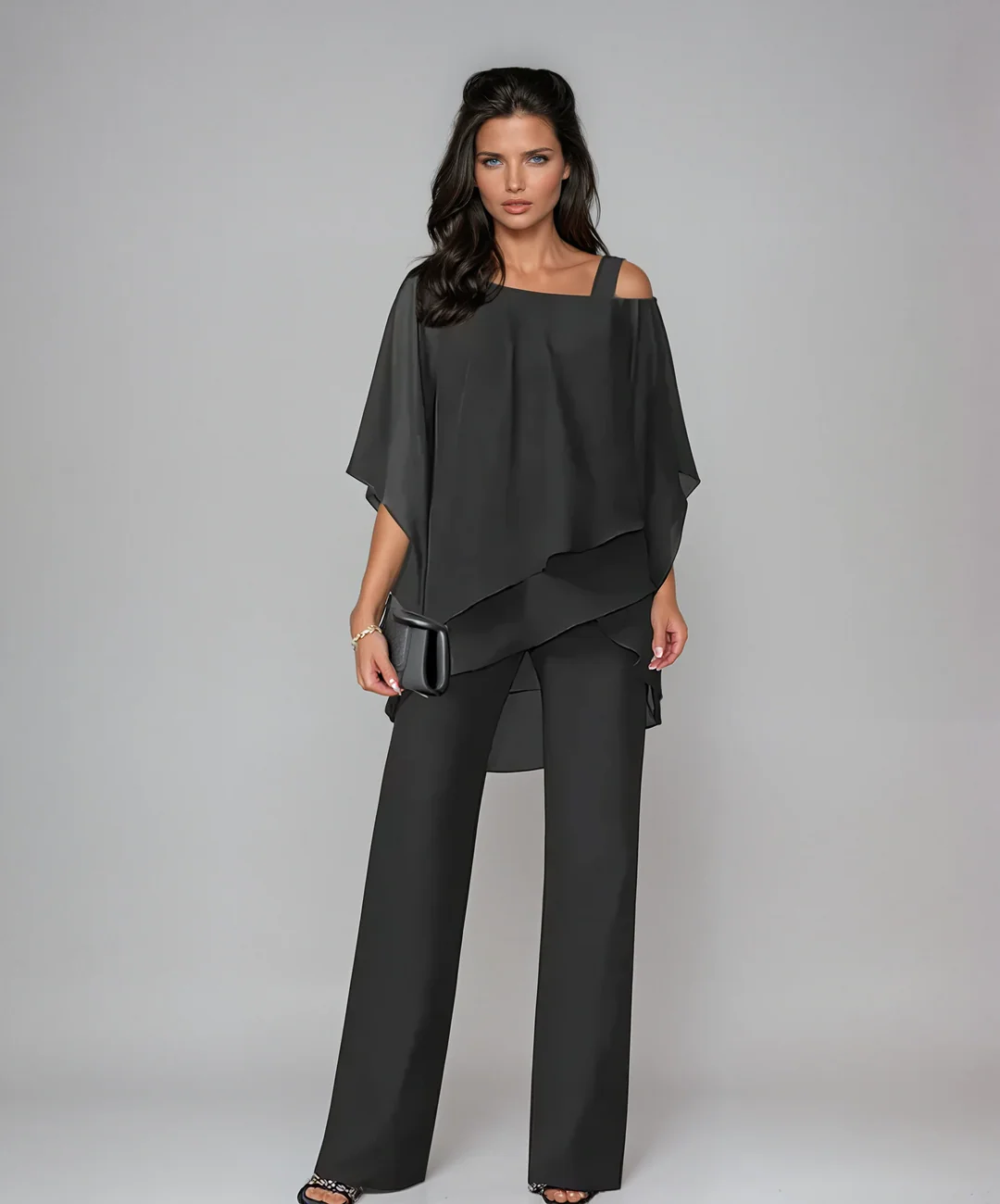 Arlene – Layered Wide-Leg Trouser Set