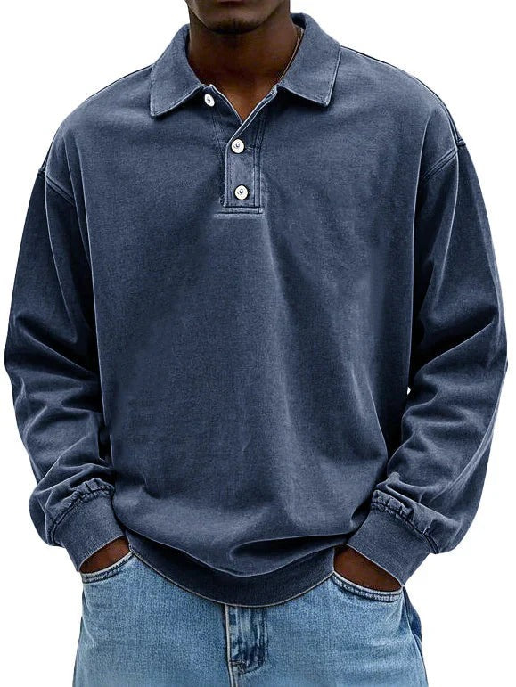 John – Vintage Long Sleeved Polo Shirt