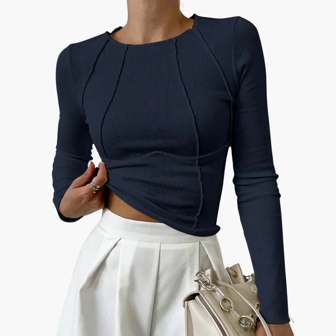 Samantha – Contoured Long Sleeve Top