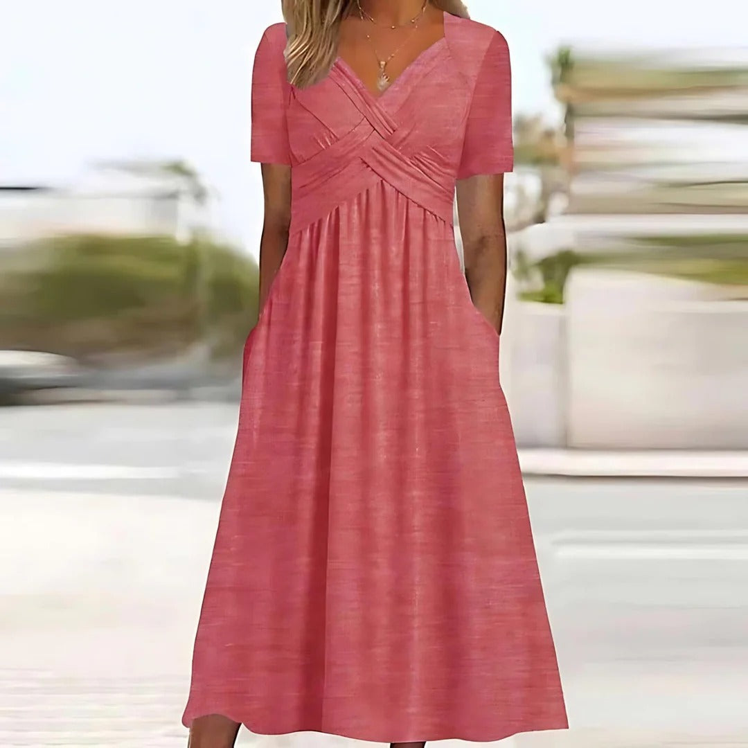 Olivia – Elegant Midi Dress