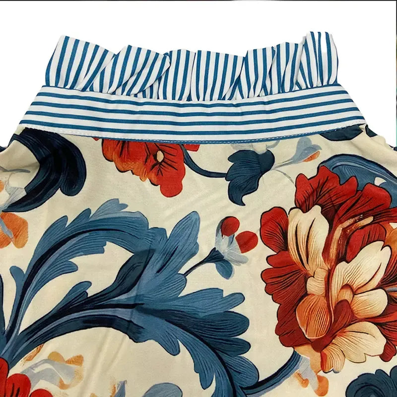 Shalinna – Vintage Floral Print Blouse