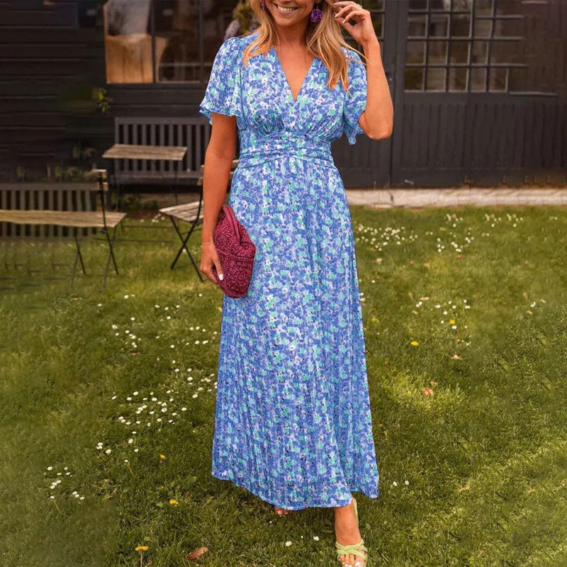 Brianna – Elegant V-Neck Dress