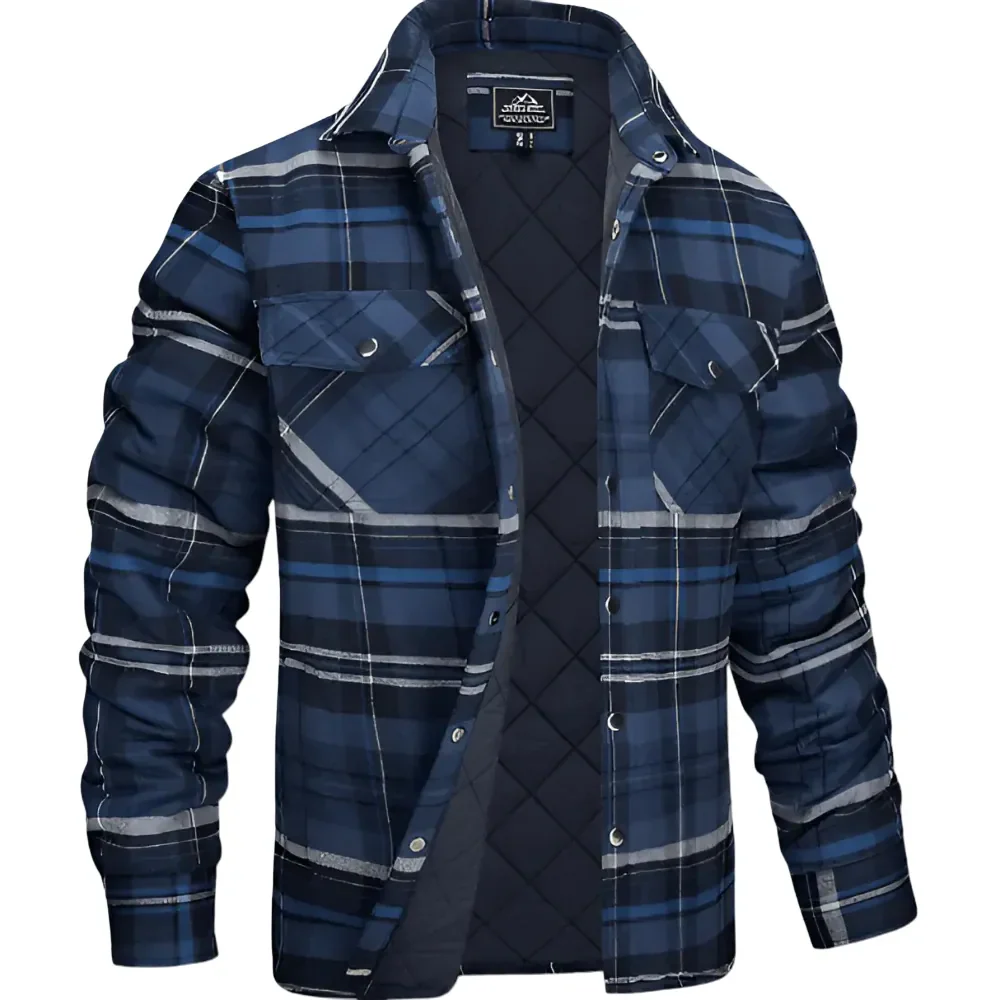 Carter – Plaid Zip Jacket