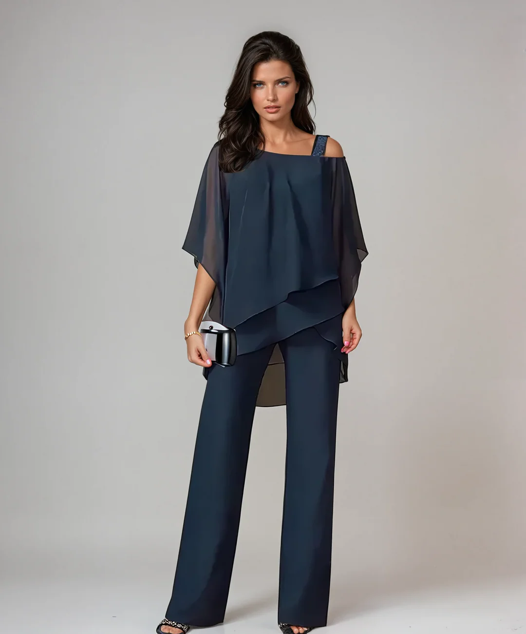 Arlene – Layered Wide-Leg Trouser Set