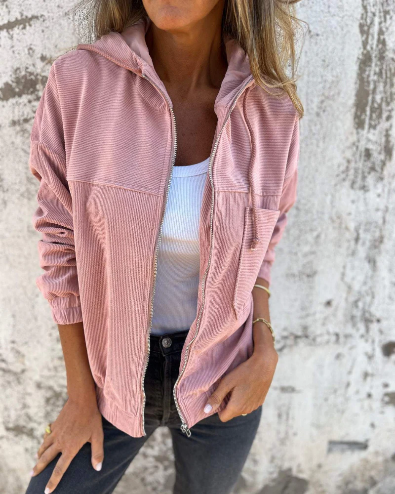 Bekka – Zipped Hoodie Cardigan