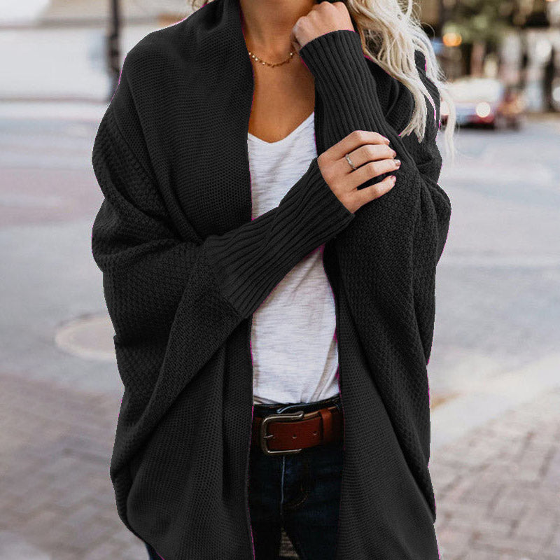 Savannah – Knitted Bat Sleeve Cardigan